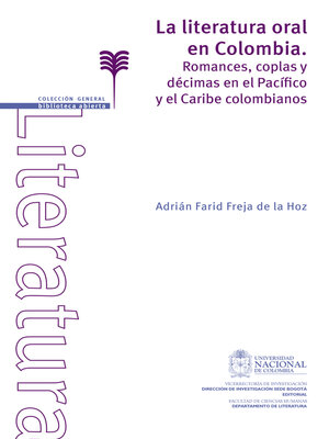 cover image of Literatura oral en Colombia.